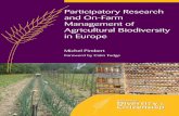 Participatory Research and On-Farm Management of Agricultural Biodiversity in Europe