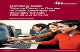 Technology-Based Distance Education Courses for Public Elementary