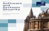 MSc in Software and Systems Security