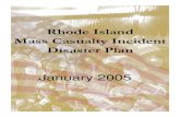 Rhode Island Mass Casualty Incident Disaster Plan