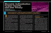 IDENTITY SCIENCES Biometric Authentication: System Security and