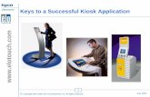Keys to a Successful Kiosk Application - Elo TouchSystems