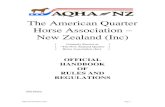 The American Quarter Horse Association â€“ New Zealand (Inc)