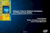 Software Tools for Software Developers and Programming Models