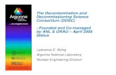 The Decontamination and Decommissioning Science Consortium (DDSC)