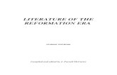 Literature of the Reformation Era - THE PURITANSâ€™ NETWORK