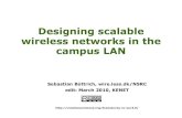 Designing scalable wireless networks in the campus LAN