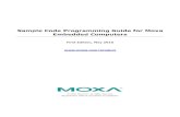 Sample Code Programming Guide for Moxa Embedded Computers