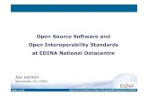 Open Source Software and Open Interoperability Standards at EDINA