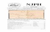 The Journal of the NEW JERSEY POSTAL HISTORY SOCIETY ISSN: 1078-1625