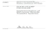 GAO-02-332 Food Stamp Program: Implementation of Electronic