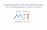 INDEPENDENT SYSTEM OPERATORS-9-23-07 - MIT Economics