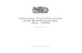 Human Fertilisation and Embryology Act 1990 -