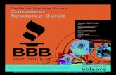 The Better Business Bureau Consumer Resource Guide