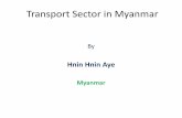Transport Sector in Myanmar - GIO Greenhouse Gas Inventory Office
