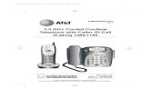 2.4 GHz Corded Cord l e s s Telephone with Caller ID/Call Waiting