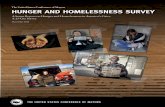 The United States Conference of Mayors HUNGER AND HOMELESSNESS SURVEY