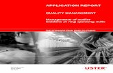 Management of outlier bobbins in ring spinning mills - Uster