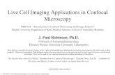 Live Cell Imaging Applications in Confocal Microscopy