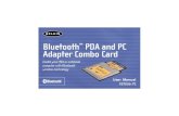PDA and PC Bluetooth Adapter Combo Card