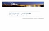 Information Technology 2012 Profile Report - Department of Technology