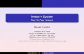 Network System - Peer-To-Peer Network