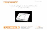 Analog/Digital Output Module User Manual