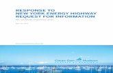 Response to new yoRK eneRGy hIGhway Request foR InfoRmatIon
