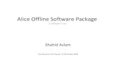 Alice Offline Software Package