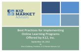 Best Practices for Implementing Online Learning Programs Offered
