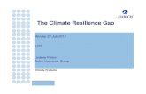 The Climate Resilience Gap