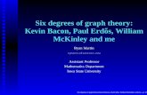 Six degrees of graph theory: Kevin Bacon, Paul Erdos, William