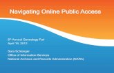 Navigating Online Public Access