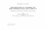 MANAGERâ€™S GUIDE TO INFORMATION SECURITY