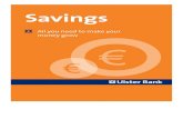 Lump Sum Savings - Ulster Bank