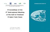 Proceedings of the 4th Subregional Meeting of the Gulf of Thailand
