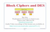 Block Ciphers and DES - Department of Computer Science & Engineering