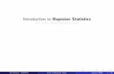 Introduction to Bayesian Statistics for non-mathematicians