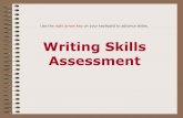Writing Skills Assessment - Wilbers: Writing for Business & Pleasure