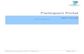 Participant Portal- UserManual