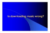 Is downloading music wrong? - Agricultural and Resource Economics
