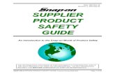 SUPPLIER PRODUCT SAFETY GUIDE
