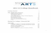2012-13 College Handbook