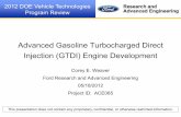 Advanced Gasoline Turbocharged Direct - Department of Energy