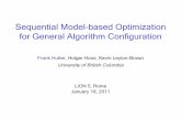 Sequential Model-based Optimization for General Algorithm