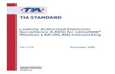 Lawfully Authorized Electronic Surveillance (LAES) for cdma2000