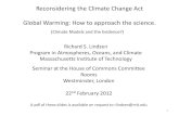 Reconsidering the Climate Change Act Global Warming: How to