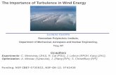 The Importance of Turbulence in Wind Energy