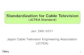 Standardization for Cable Television