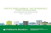 Federal Home Loan Bank of Boston Affordable Housing Program (AHP